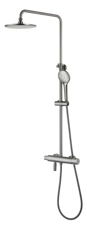 Душевая стойка LEMARK Bronx LM3772GM черный