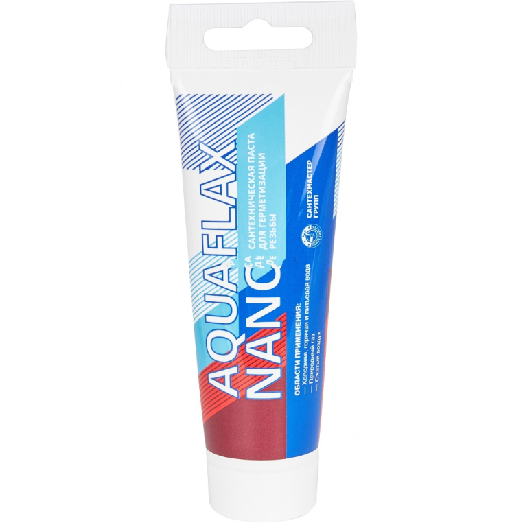61002 СантехМастерГель AquaflaxNano, паста д/льна, туба 80 гр.