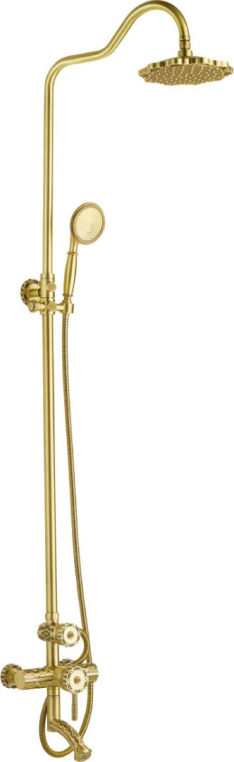 Душевая стойка LEMARK Jasmine LM6662B бронза