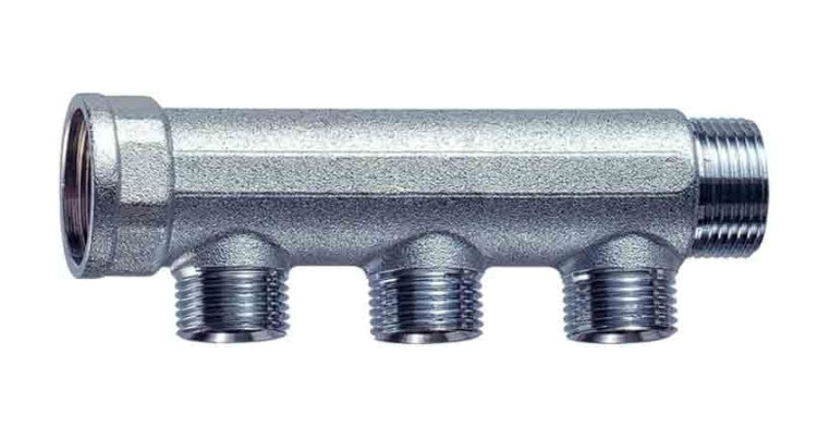 Far проходной коллектор ВР-НР 1" с 3 отводами 1/2" НР FK 3525 10 (FK 3525 10)