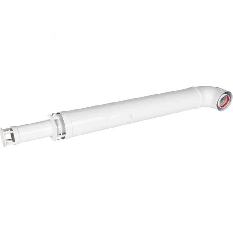 ROMMER RCA-6010-241000 Комплект дымохода АНТИЛЕД 60/100 - 1000мм (Bosch, Buderus, Navien S/C/E, Baxi ECO Nova/Classic,   Baltur, Fondital  ) в комплекте фланец