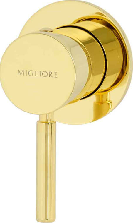 Смеситель скрытого монтажа Migliore Fortis Gold 31551 золото