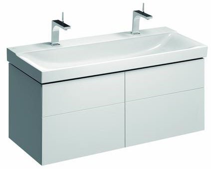 Шкафчик под раковину 1174х530х462мм Geberit Xeno2 500.518.01.1 белый глянец