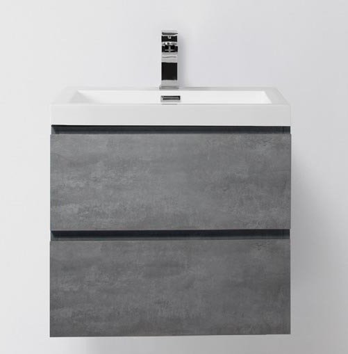 Тумба под раковину BelBagno Luce 60 см LUCE-600-2C-SO-SCM Stucco Cemento