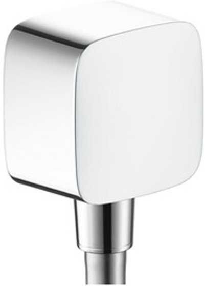 Шланговое подключение Hansgrohe FixFit 26457000 с клапаном обратного потока, хром