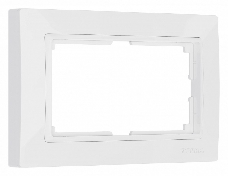 Рамка для двойной розетки Werkel Snabb basic белый W0082001