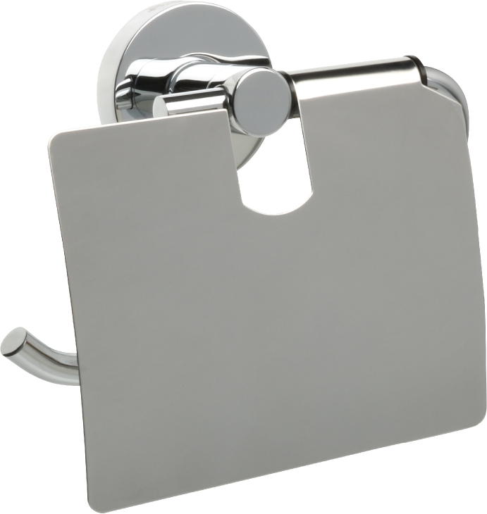 Бумагодержатель с крышкой хром Fixsen Comfort Chrome FX-85010