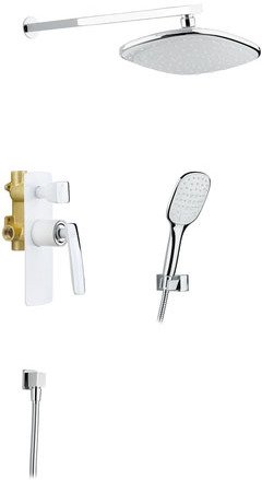 Душевая система встроенная Timo Helmi SX-4069/00-16SM хром-белый