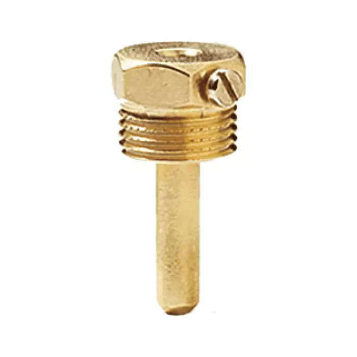 Гильза латунь R227-1 для датчика температуры G1/2" НР Giacomini R227Y003