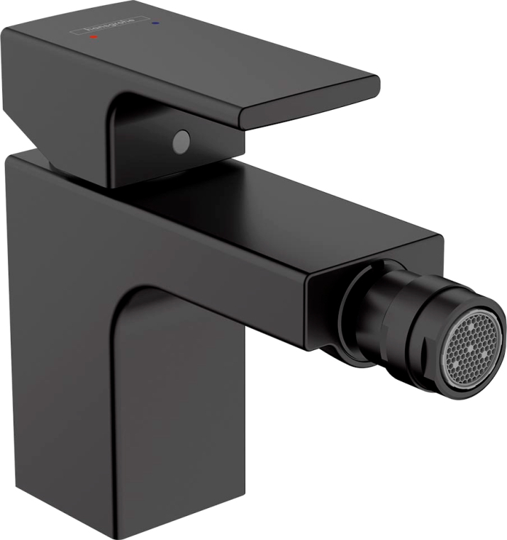 Смеситель для биде однорычажный со сливным гарнитуром Hansgrohe Vernis Blend 71211670 черный