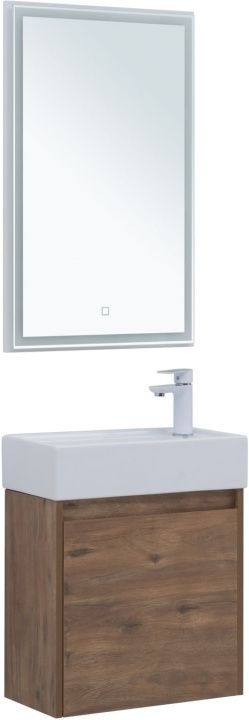 Мебель для ванной Aquanet Nova Lite 50 дуб рустикальный (с дверецей) 00302530