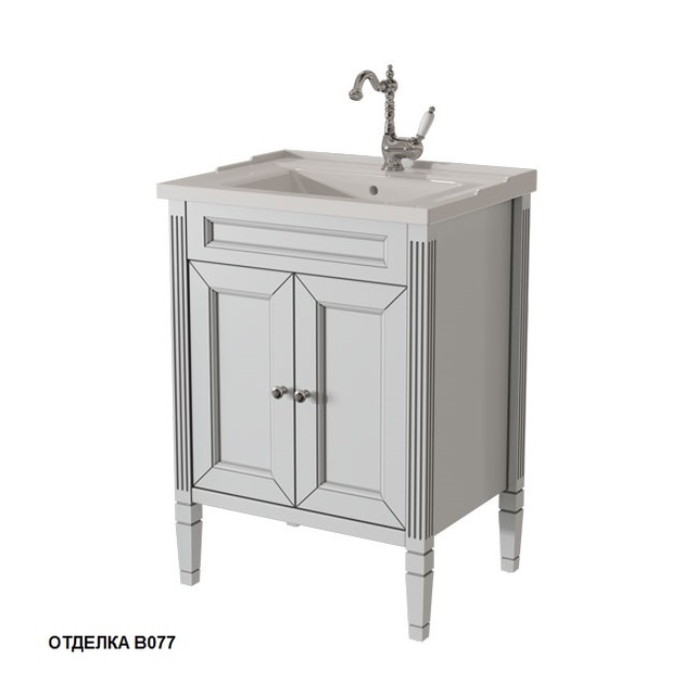 Тумба под раковину Caprigo Albion-promo 60 см bianco grigio 33310-В077