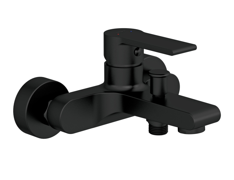 Смеситель для ванны Cersanit Brasko black латунь черный (63108)