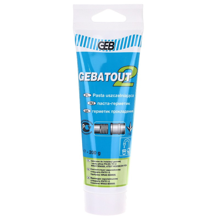 Мастика для пропитки льна тюбик 200гр вода GEB Gebatout 2
