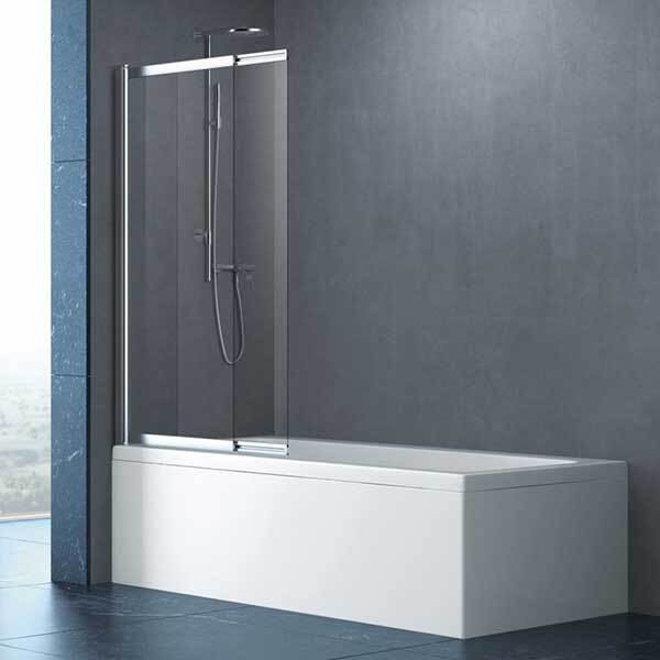 Душевая шторка на ванну Cezares SLIDER-VF-11-100/150-P-Cr
