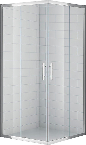 Душевой уголок Cezares Eco 80x80 ECO-O-A-2-80-C-Cr