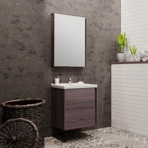 Комплект мебели Aquaton Стоун 60 грецкий орех (1A2314K1SXC80+1A231502SXC80)