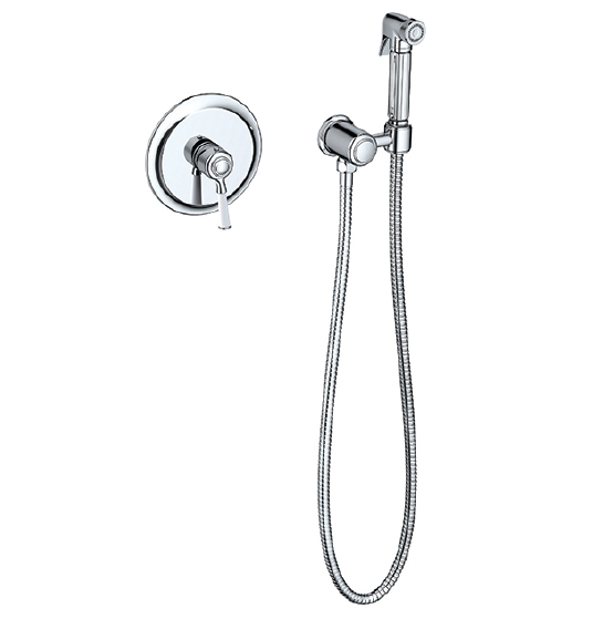 Смеситель встроенный с гигиеническим душем Timo Arisa 5309/00SM хром