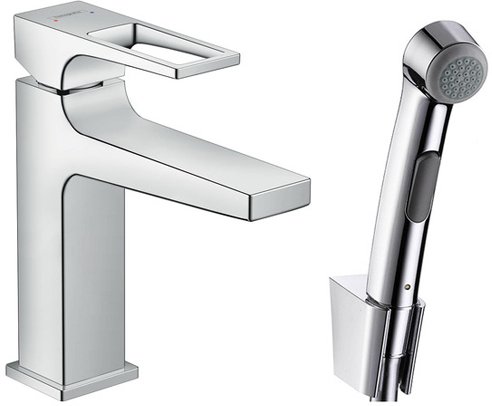 Смеситель для раковины Hansgrohe Metropol 110 74522000