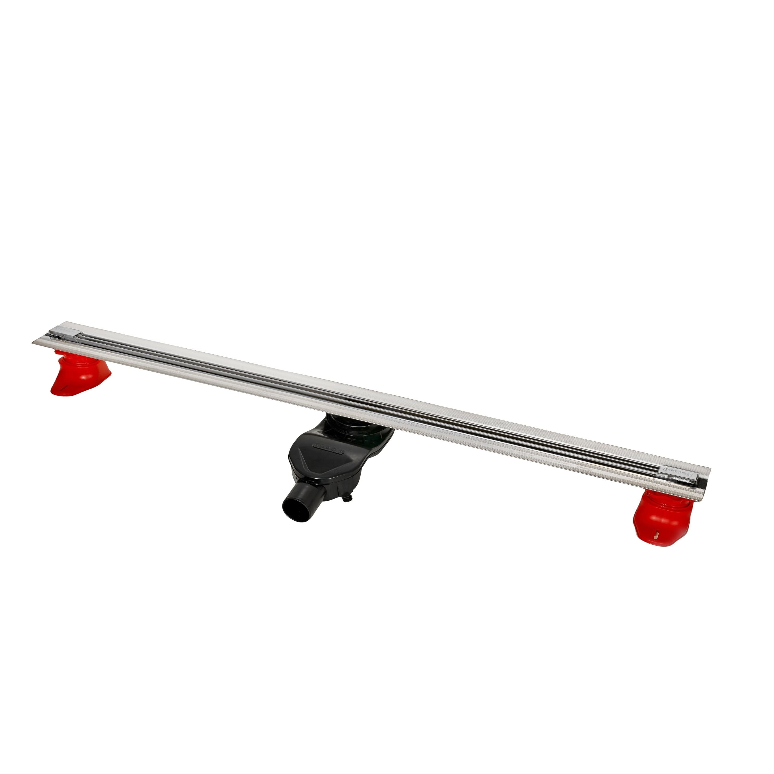 Желоб BERGES водосток SUPER Slim 1000, матовый хром, S-сифон D50 H60 боковой