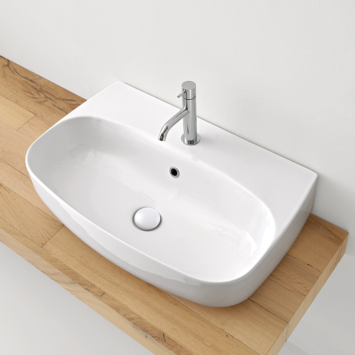 Раковина Kerasan Nolita 70х45 см, 1 отв., белый 534201*0