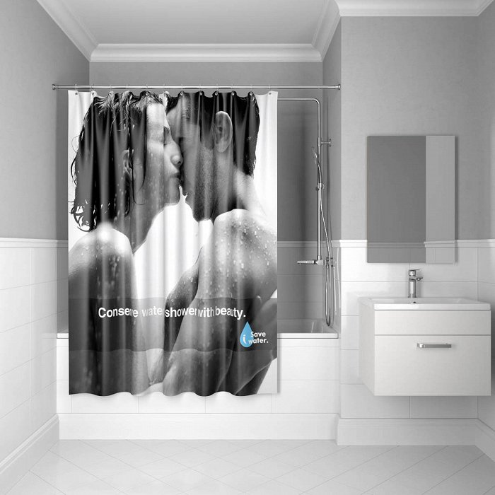 Штора для ванной IDDIS Romance 200*180  romance (SCID160P)