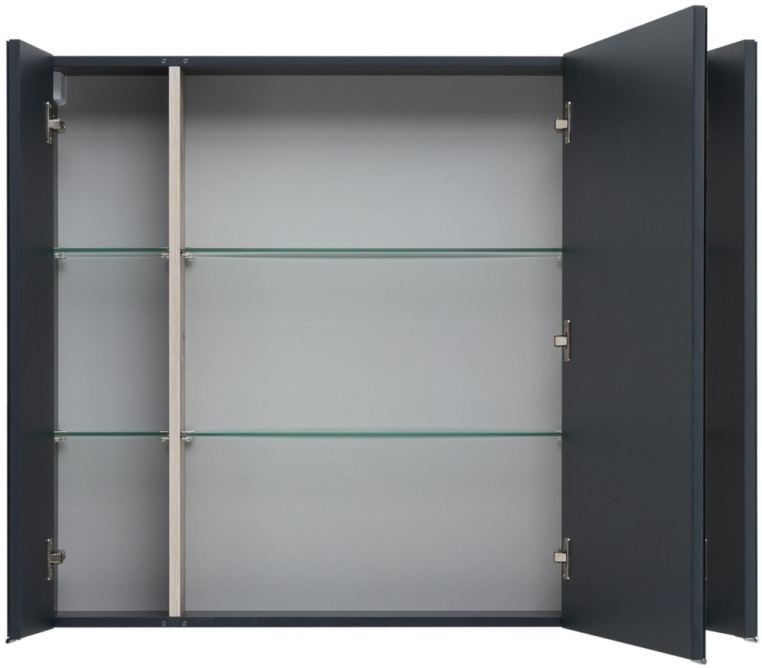 Зеркальный шкаф Aquanet Алвита New 100 Антрацит 00277543