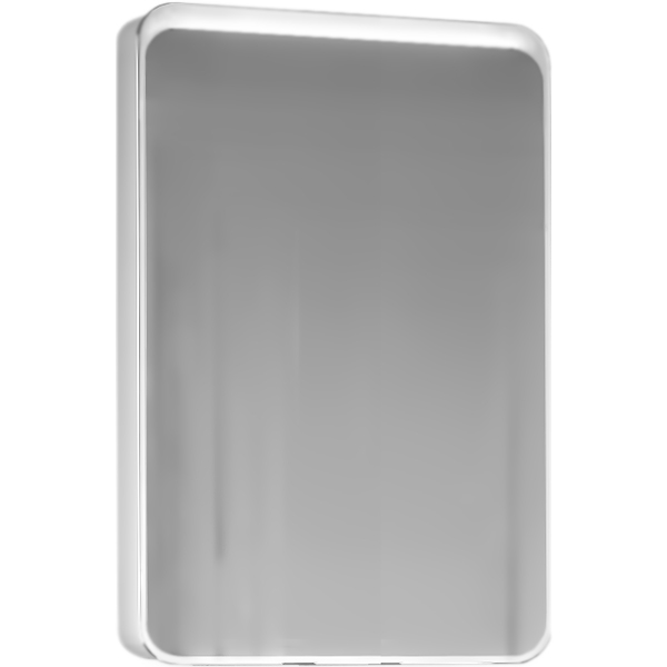 Зеркало-шкаф RAVAL Pure 60 Белый с подсветкой универсальный (Pur.03.60/W)