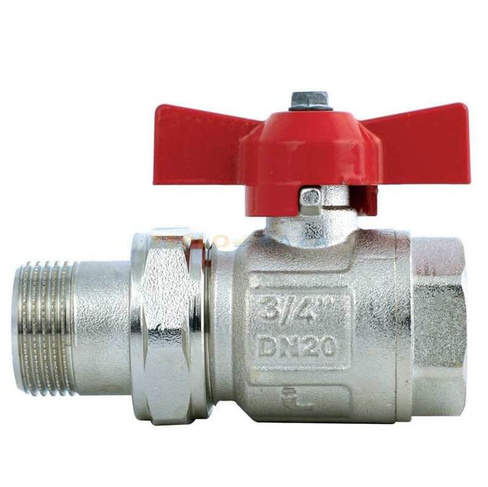 Кран шаровой Itap с накидной гайкой 1/2" (бабочка) серия Ideal (26096)