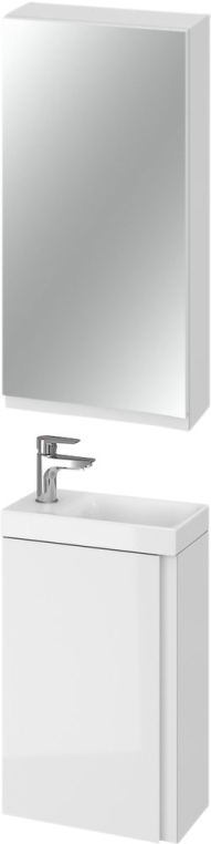 Комплект мебели Cersanit Moduo 40 (SB-SZ-MOD-MO40/Wh+P-UM-MOD40/1+KN-LU-LED010*40-b-Os)