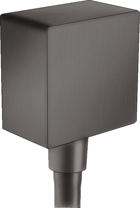 Шланговое подключение Hansgrohe Fixfit Square 26455340 шлифованный черный хром