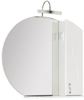 Зеркало-шкаф Aquanet Моника 85x85 00186775 белый