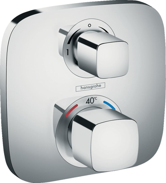 Термостат Hansgrohe Ecostat E 15708000 для ванны с душем, 2 режима