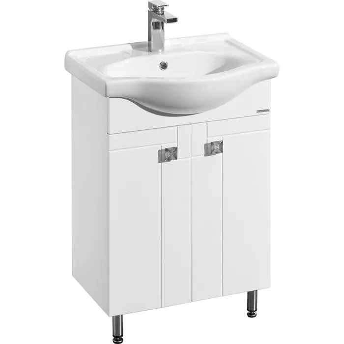 Тумба с раковиной Aquaton Фиджи 60 1A1796K0FG010 белая