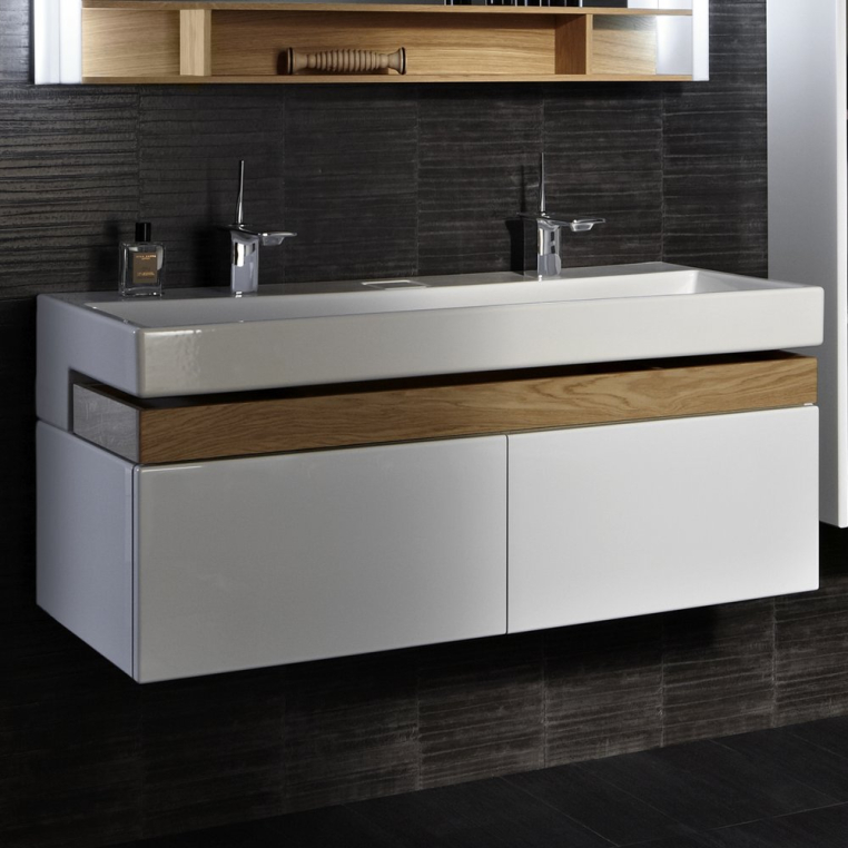 Тумба с раковиной Jacob Delafon Terrace 120 белый лак (EB1188-G1C+EXB112-00)