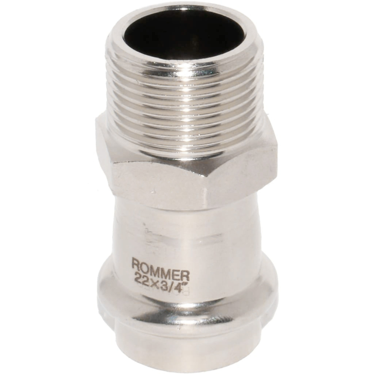 RSS-0021-000351 ROMMER Переходник ВПр-НР, 35х1, из нержавеющей стали прессовой