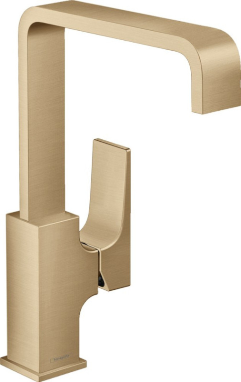 Смеситель для раковины Hansgrohe Metropol 230 32511140 шлифованная бронза