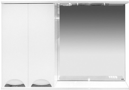 Зеркальный шкаф Misty Куба 120 L П-Куб-01120-011Л