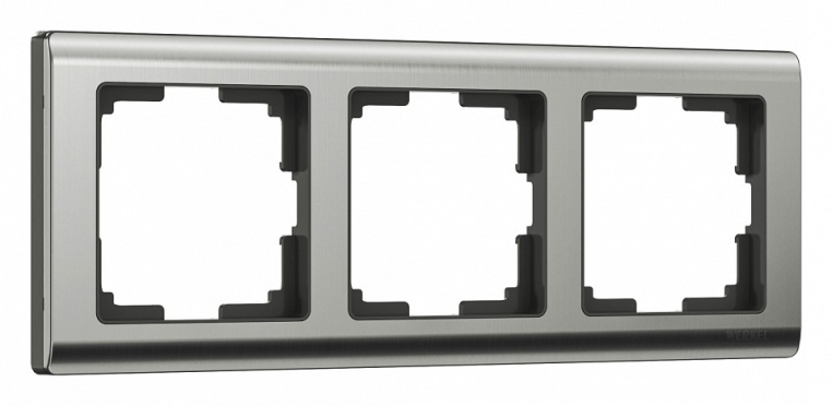 Рамка на 3 поста Werkel Metallic W0031602