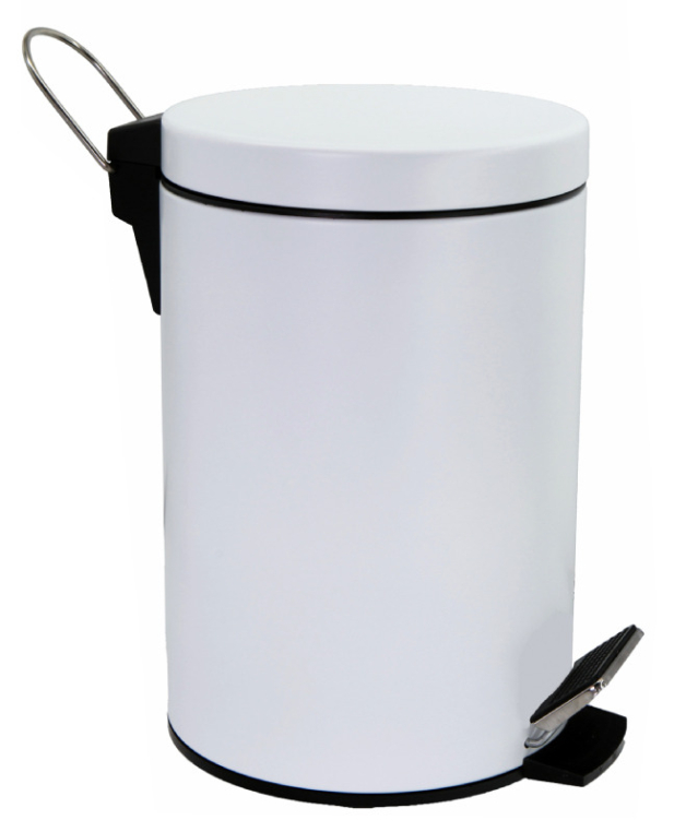 Ведро для мусора WasserKraft 5L K-635WHITE