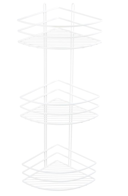 Полка угловая тройная Fixsen белая (FX-710W-3)
