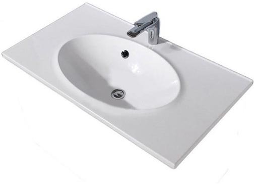 Раковина BelBagno Onda 90 см BB900/500-LV-MR-OND