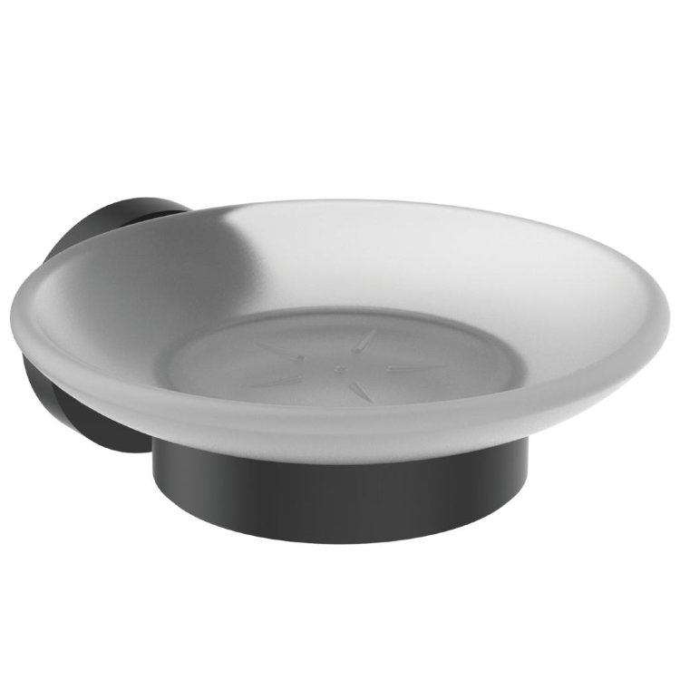 Мыльница Ideal Standard IOM A9122XG черное матовое стекло