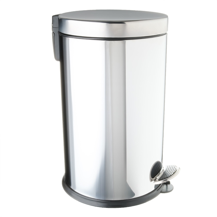 Ведро Fixsen с крышкой 12 л хром HoReCa FX-34024D