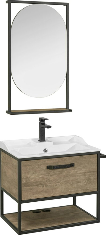 Комплект мебели Aquaton Лофт Фабрик 65 дуб кантри (1A2423K0LTDY0+1A242502LTDY0)