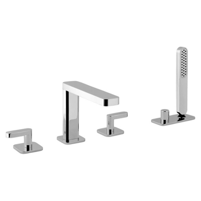 Смеситель на борт ванны Webert Living LV730401015, хром (внешняя часть)