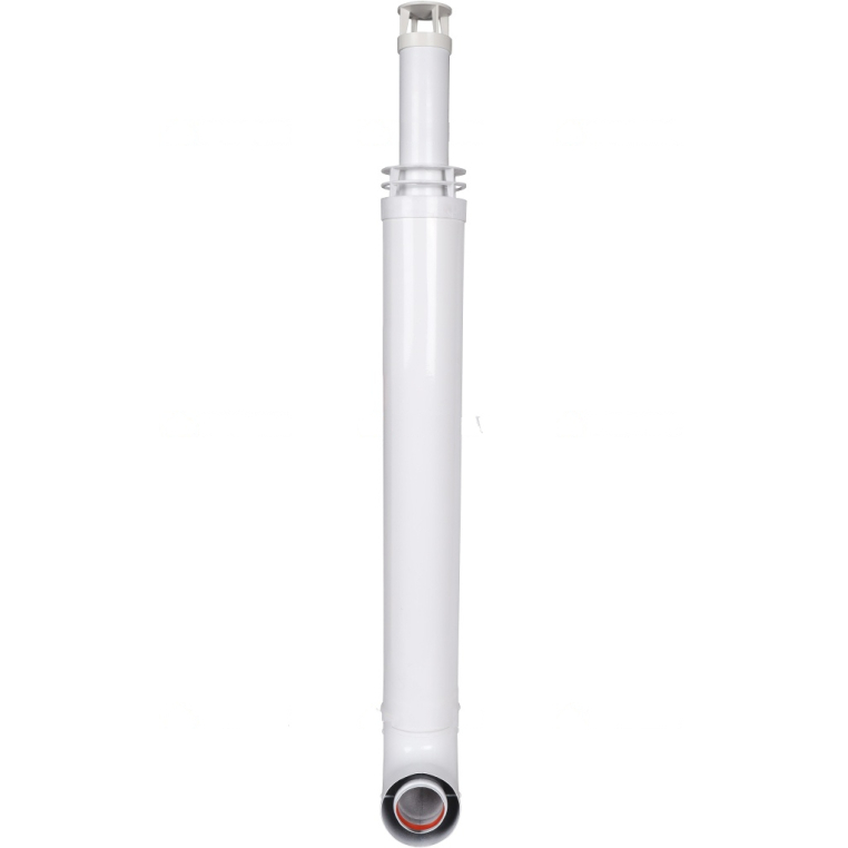 ROMMER RCA-6010-211000 Комплект дымохода АНТИЛЕД 60/100 - 1000мм (Baxi (кроме ECO Nova/Classic), Viessmann, Kiturami, Mizudo, Beretta, Oasis, Wolf, Tiberis, DeDietrich  ) хомут в комплекте