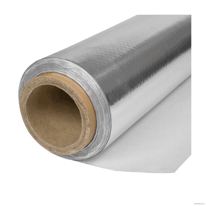 Стеклоткань Foilglass 0,2х1000-25 рулон с покрытием алюминий K-flex RX031889