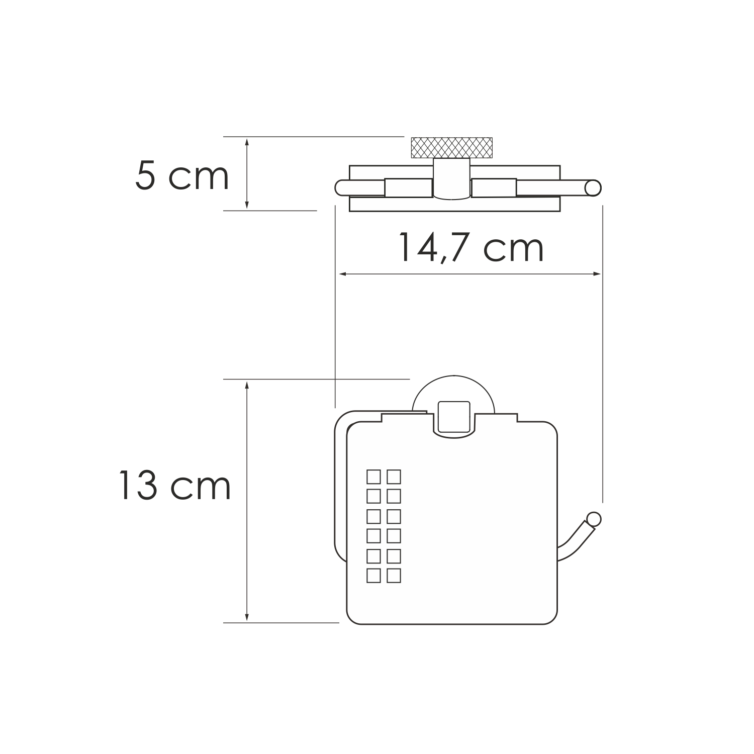 Tauber K-64425 Держатель туалетной бумаги