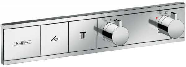 Термостат для ванны Hansgrohe RainSelect на 2 потребителя 15380000